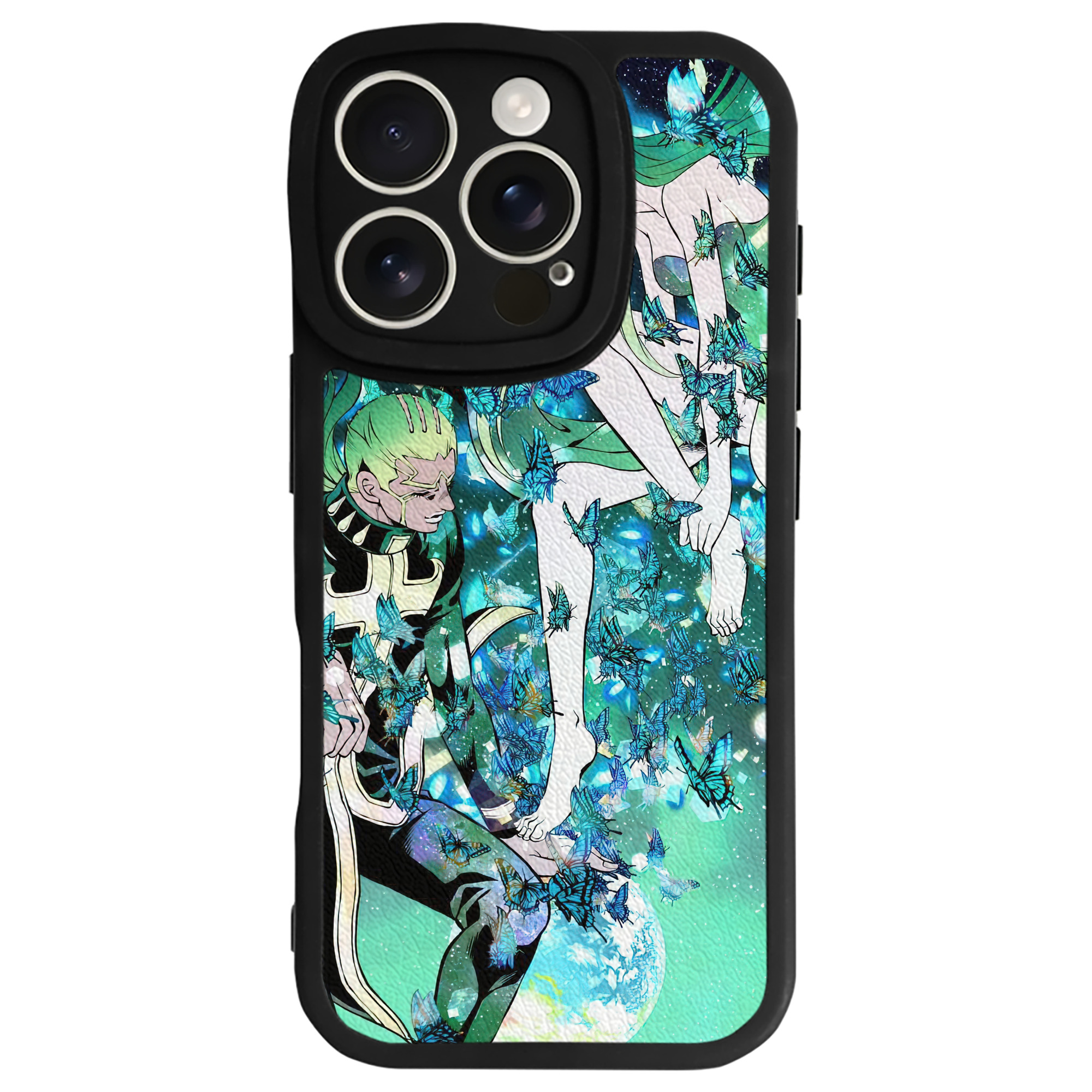 （画像用） ジョジョの奇妙な冒険 JoJo's Bizarre Adventure 【iPhone 16シリーズ対応】シリコンスマホケース（レザー調） 材質：シリコン